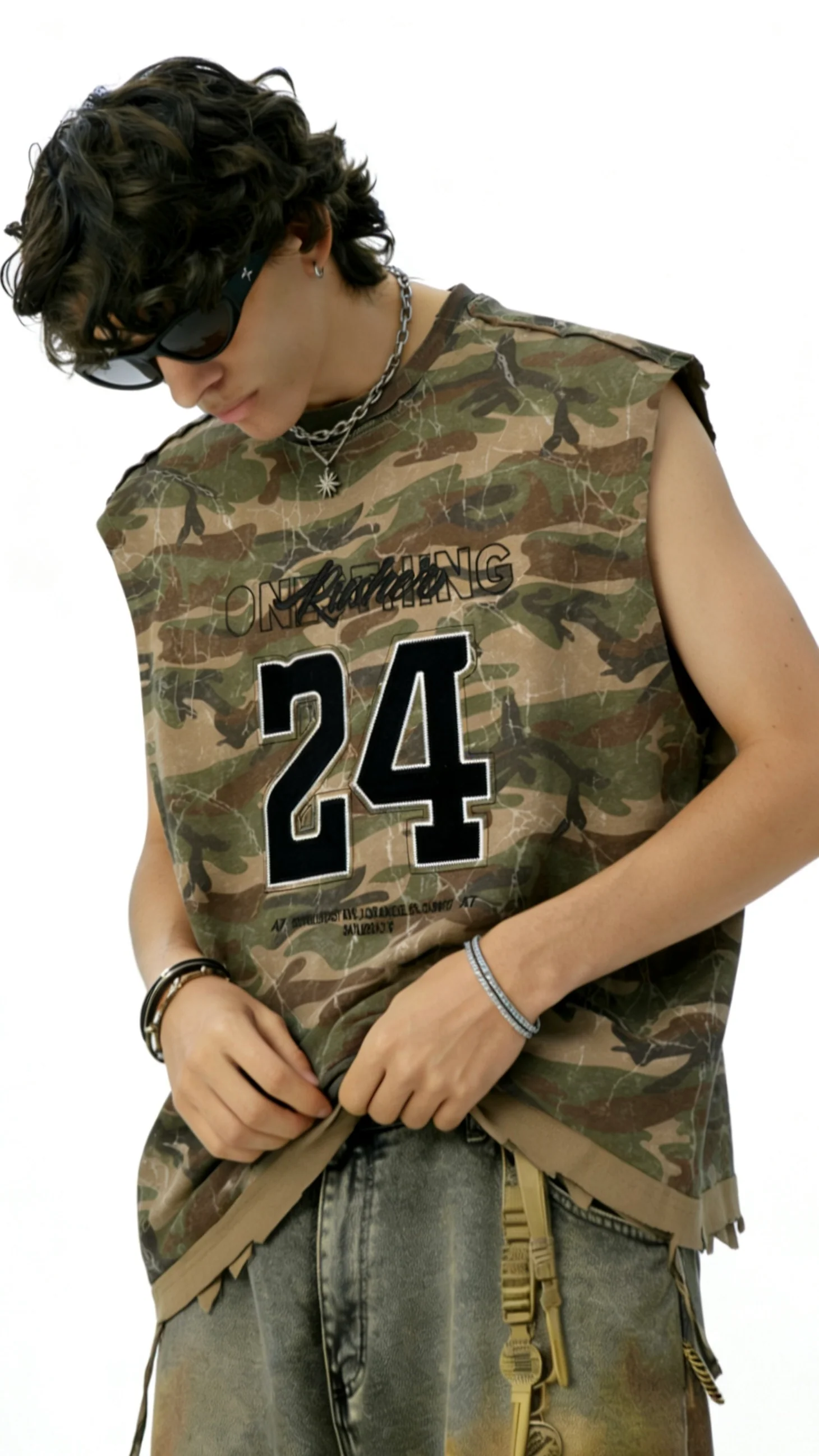 Vintage Camo Number Vest - Image 2
