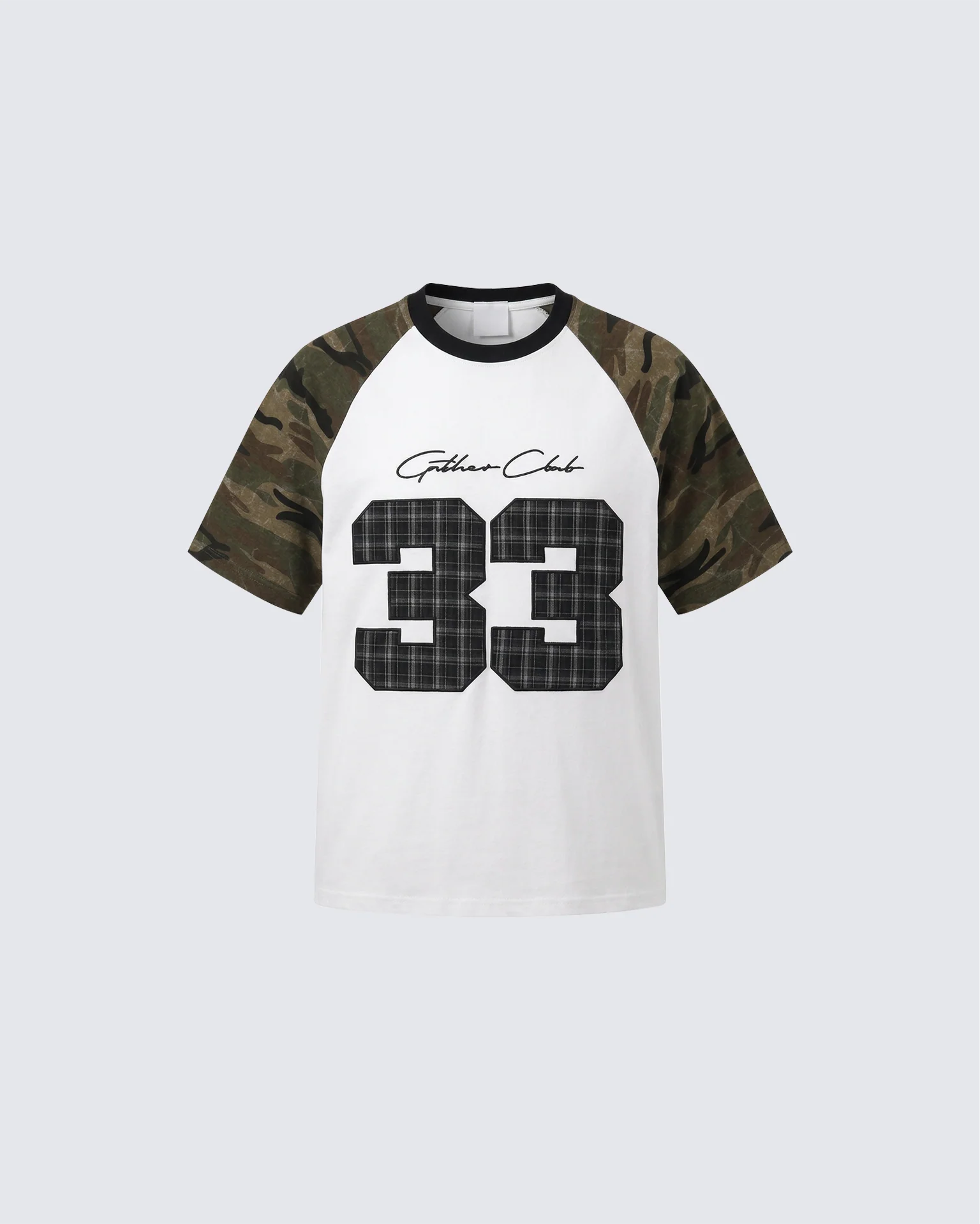 Vintage Camo Raglan T-Shirt New - Image 3