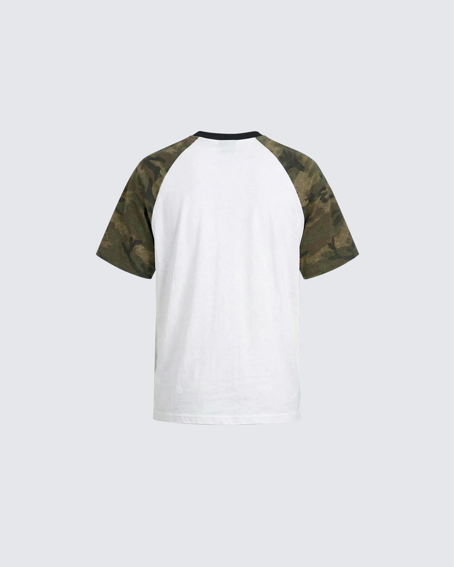 Vintage Camo Raglan T-Shirt New - Image 6