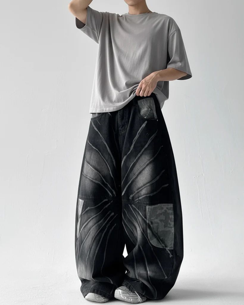 Vintage Camo Washed Blade Jeans - Image 2
