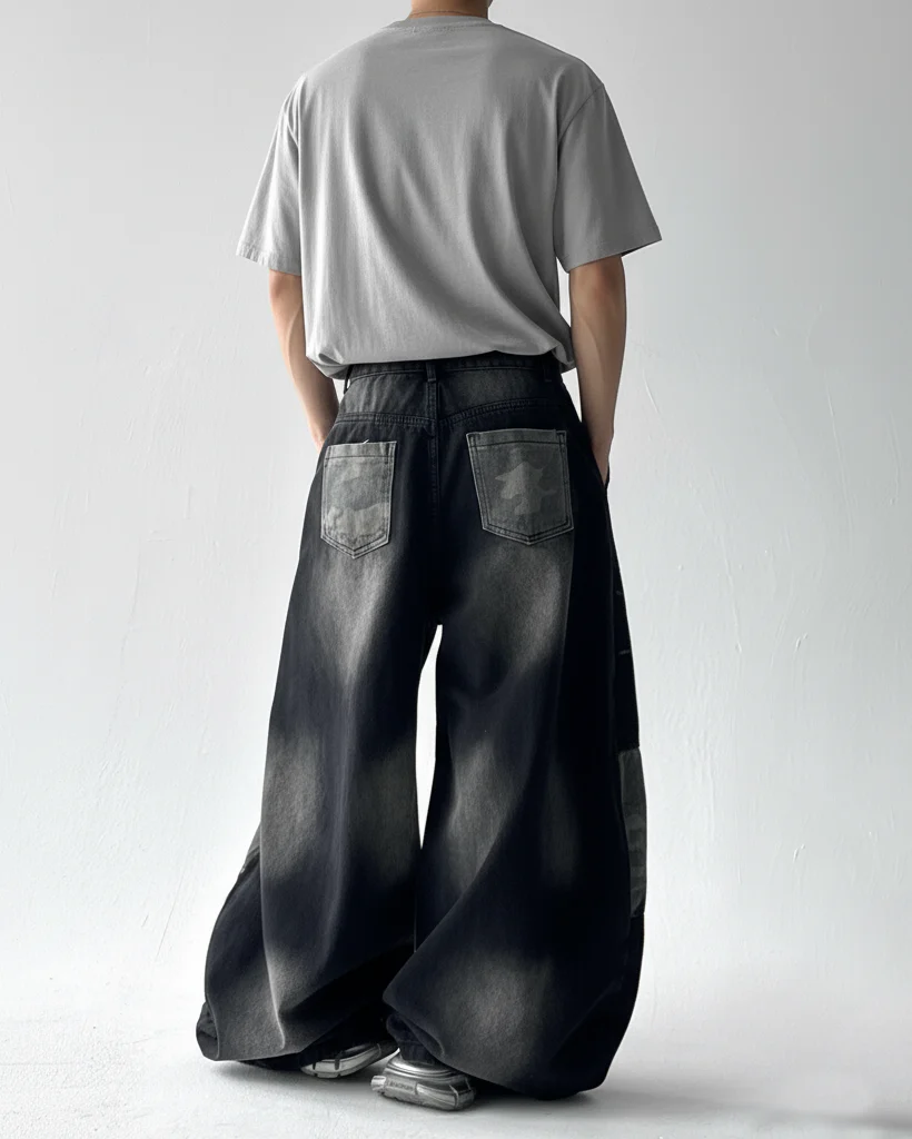Vintage Camo Washed Blade Jeans - Image 3