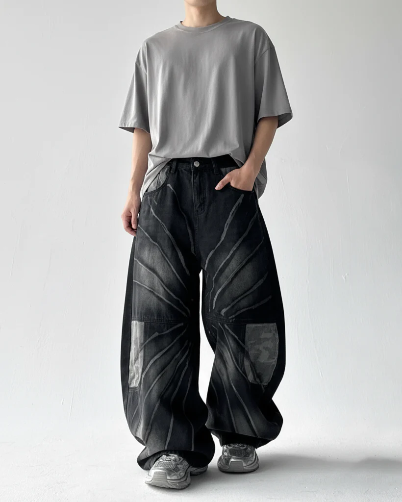 Vintage Camo Washed Blade Jeans - Image 4