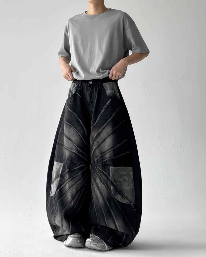 Vintage Camo Washed Blade Jeans - Image 5