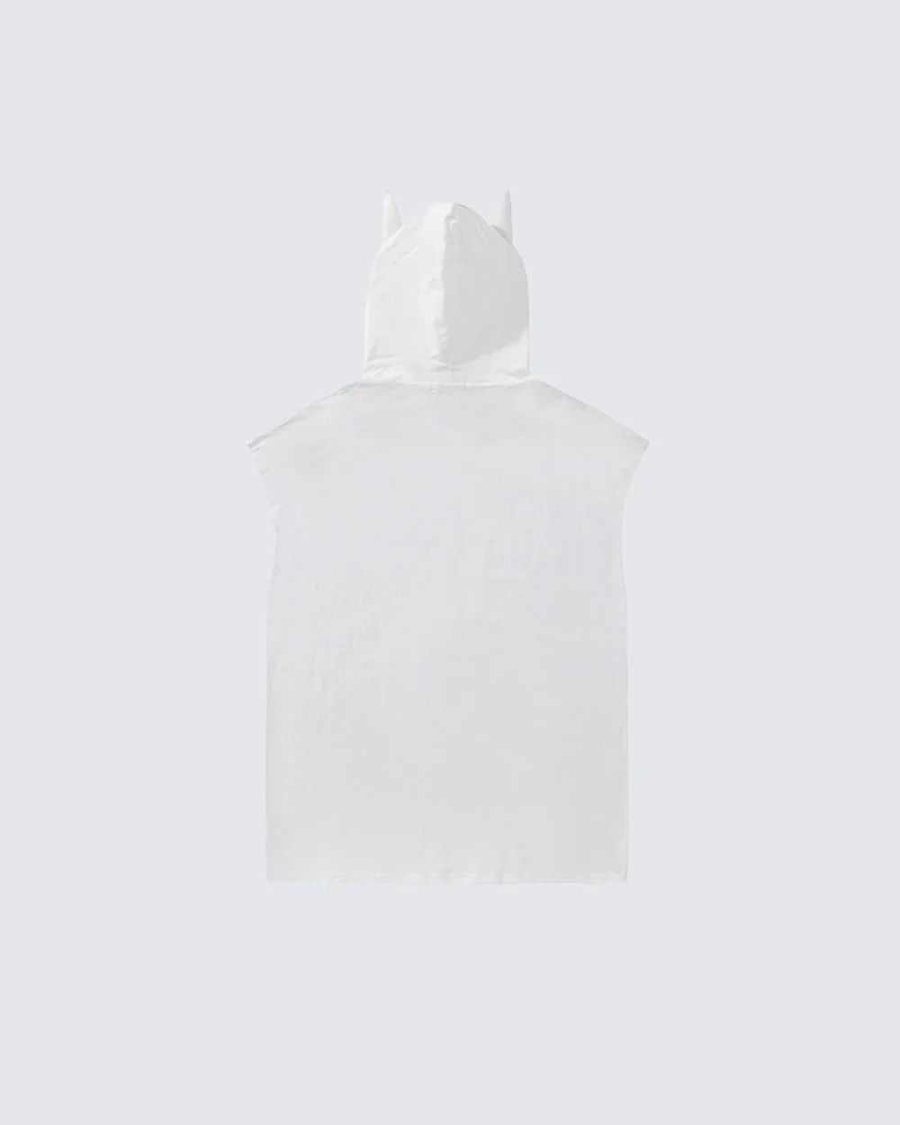 Vintage Cat Graphic Bat Sleeve Vest Hoodie - Image 4