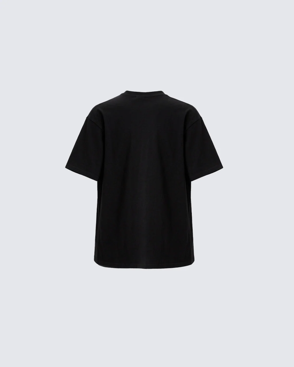 Vintage Cross Rhinestone Black Short Sleeve T-Shirt - Image 6