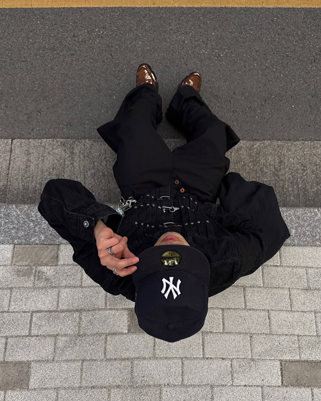 Vintage Flight Buckle Denim Jacket - Image 11