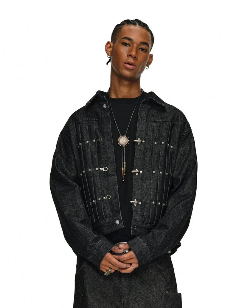 Vintage Flight Buckle Denim Jacket - Image 2