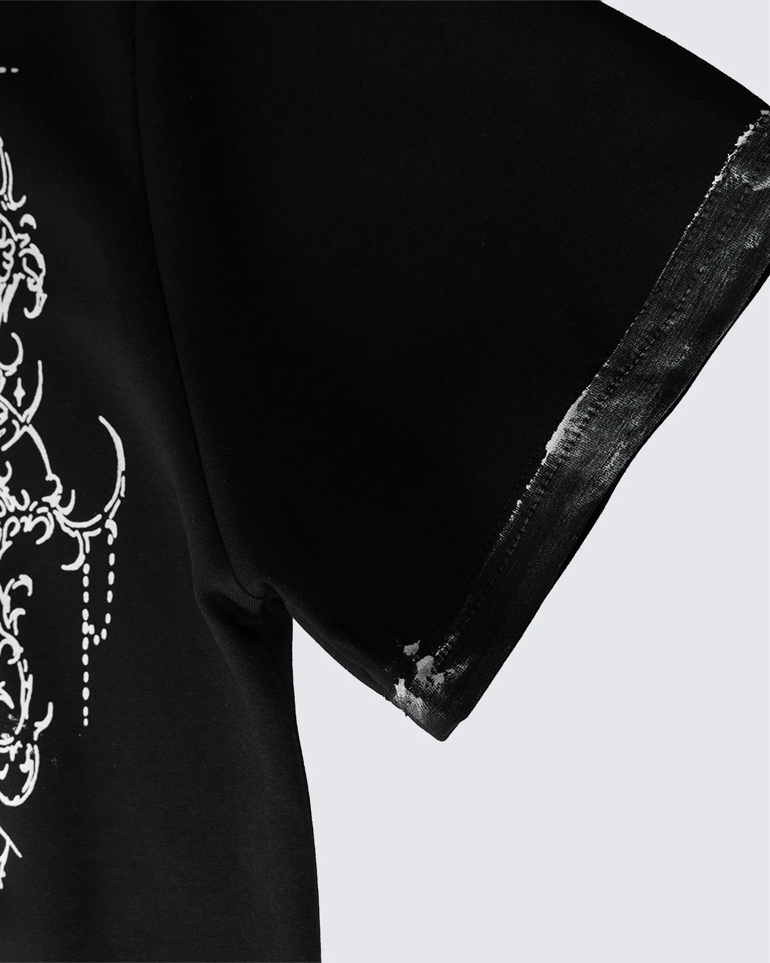 Vintage Gothic Cross Washed Polo Shirt - Image 8