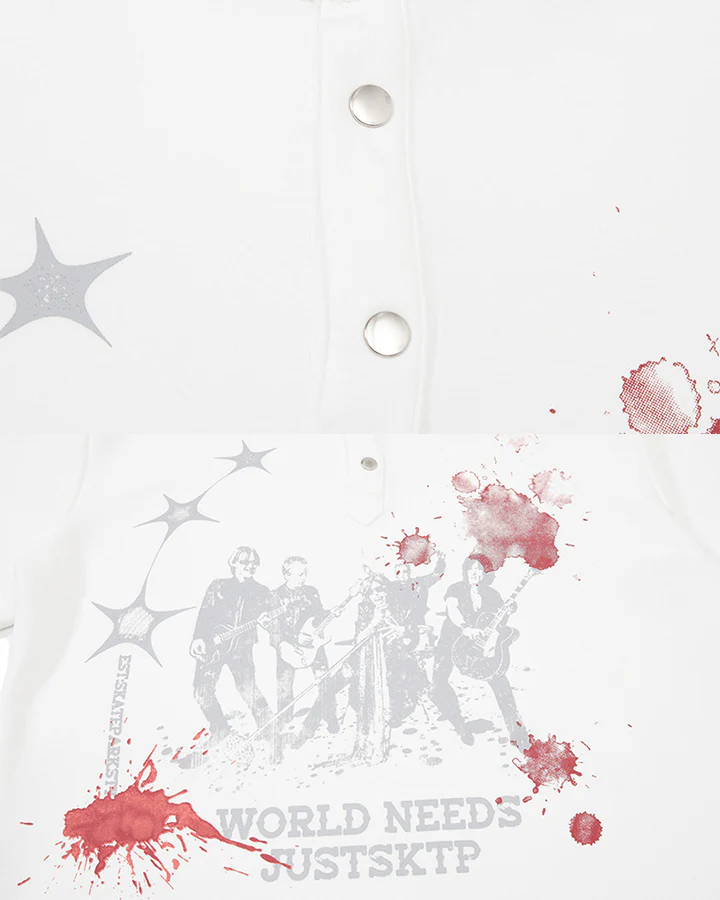 Vintage Graphic New Henley T-Shirt - Image 7