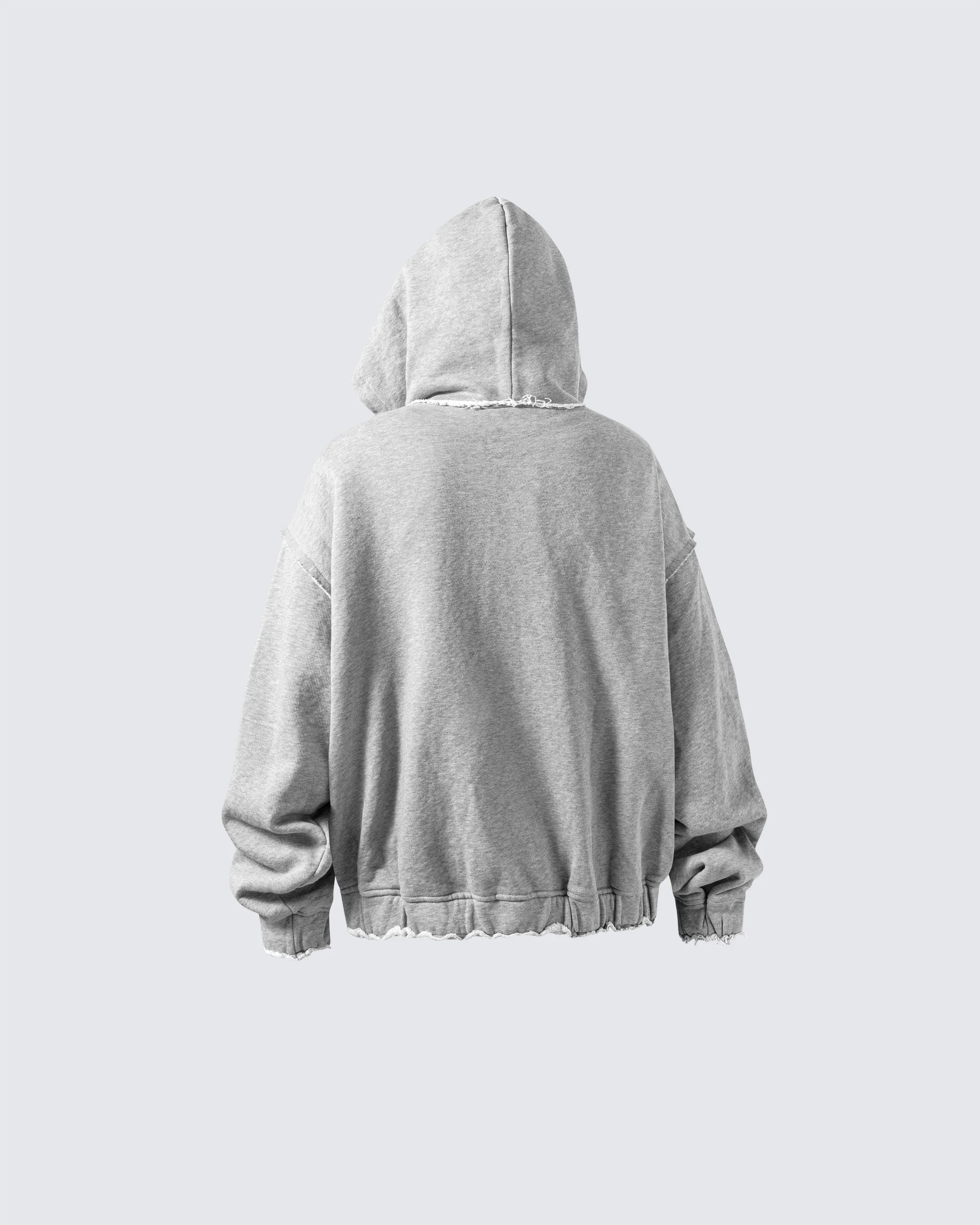 Vintage Graphic Zip-Up Hoodie - Image 2