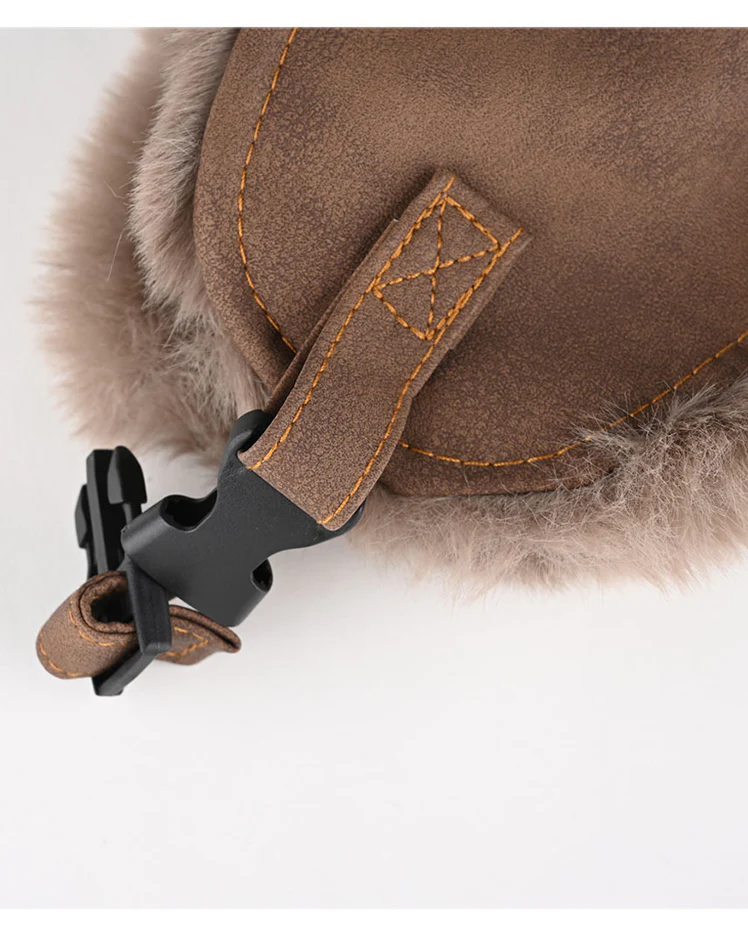 Vintage Leather Earflap Aviator Hat - Image 11