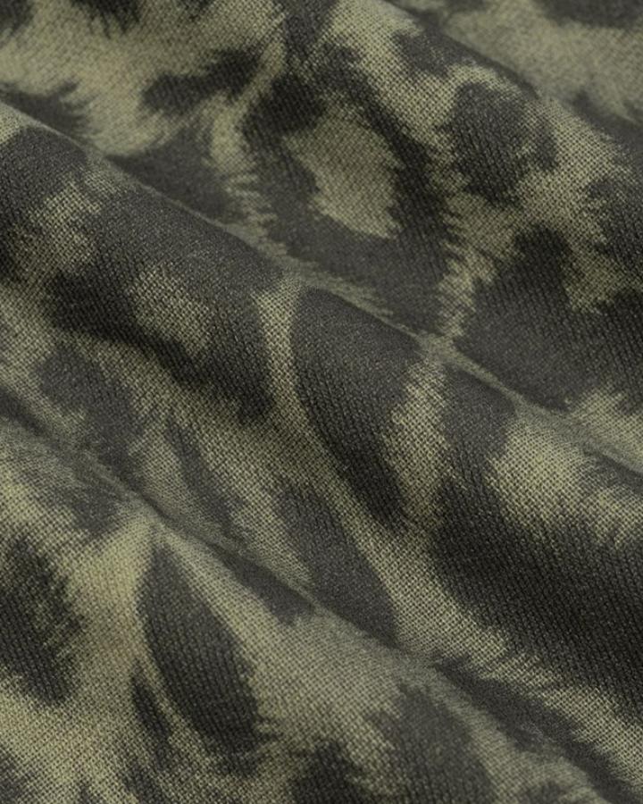 Vintage Leopard Print Crop Casual Tee - Image 5