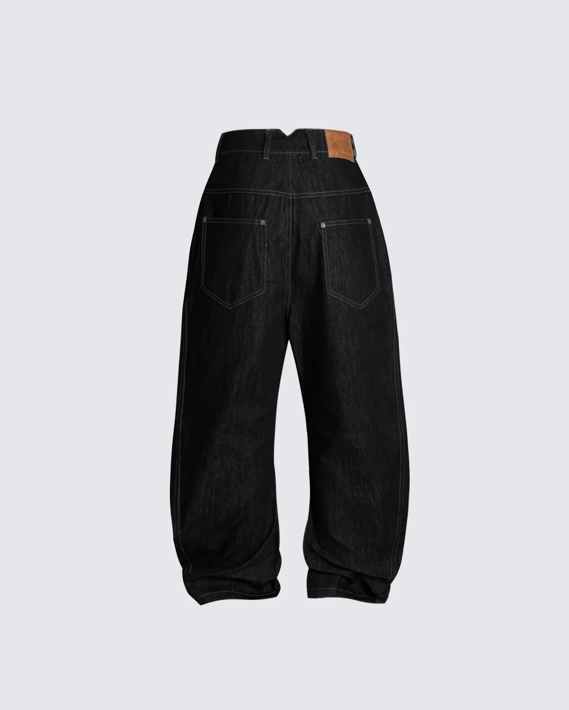 Vintage Multi-Button Denim Pants - Image 6