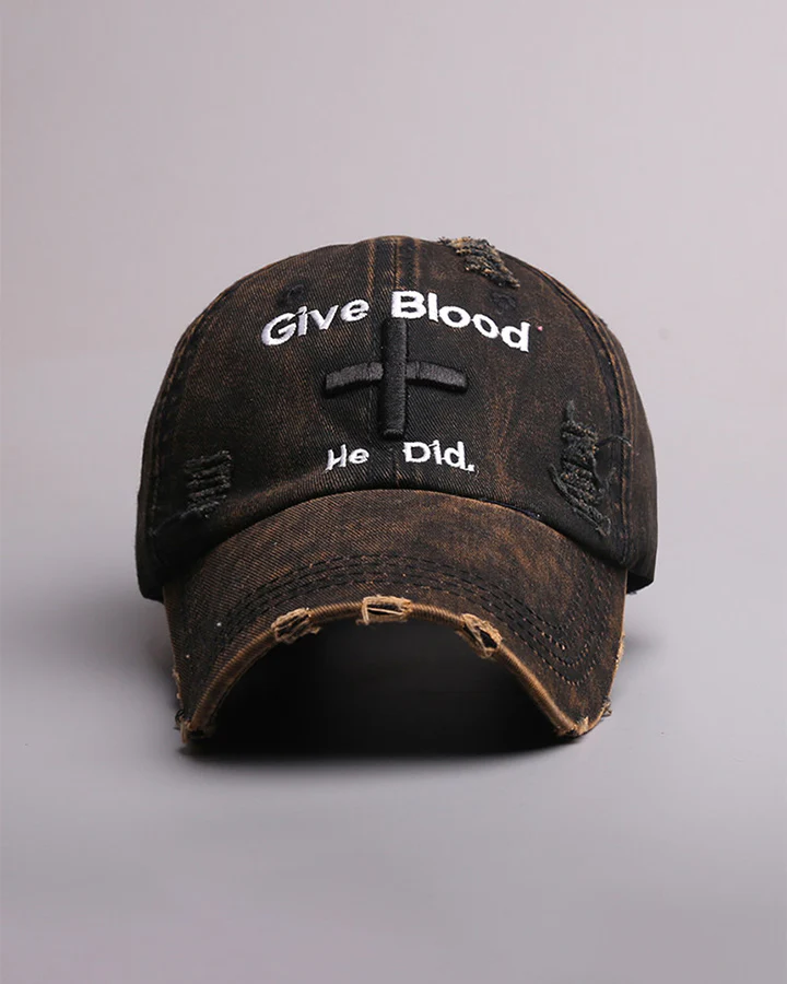 Vintage New Distressed Embroidered Baseball Cap - Image 2