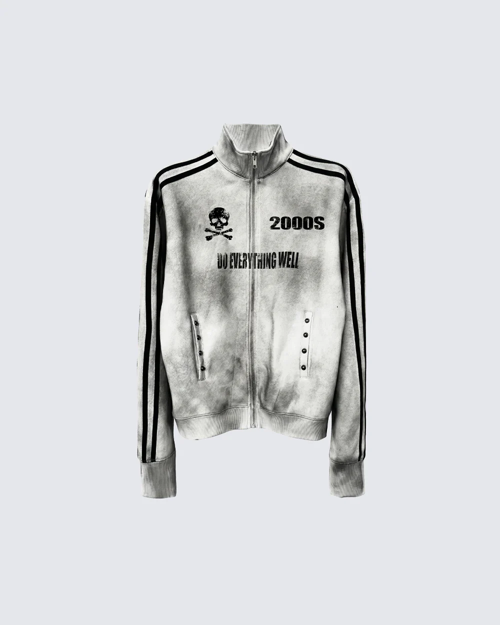 Vintage New Zip-Up Number Track Jacket