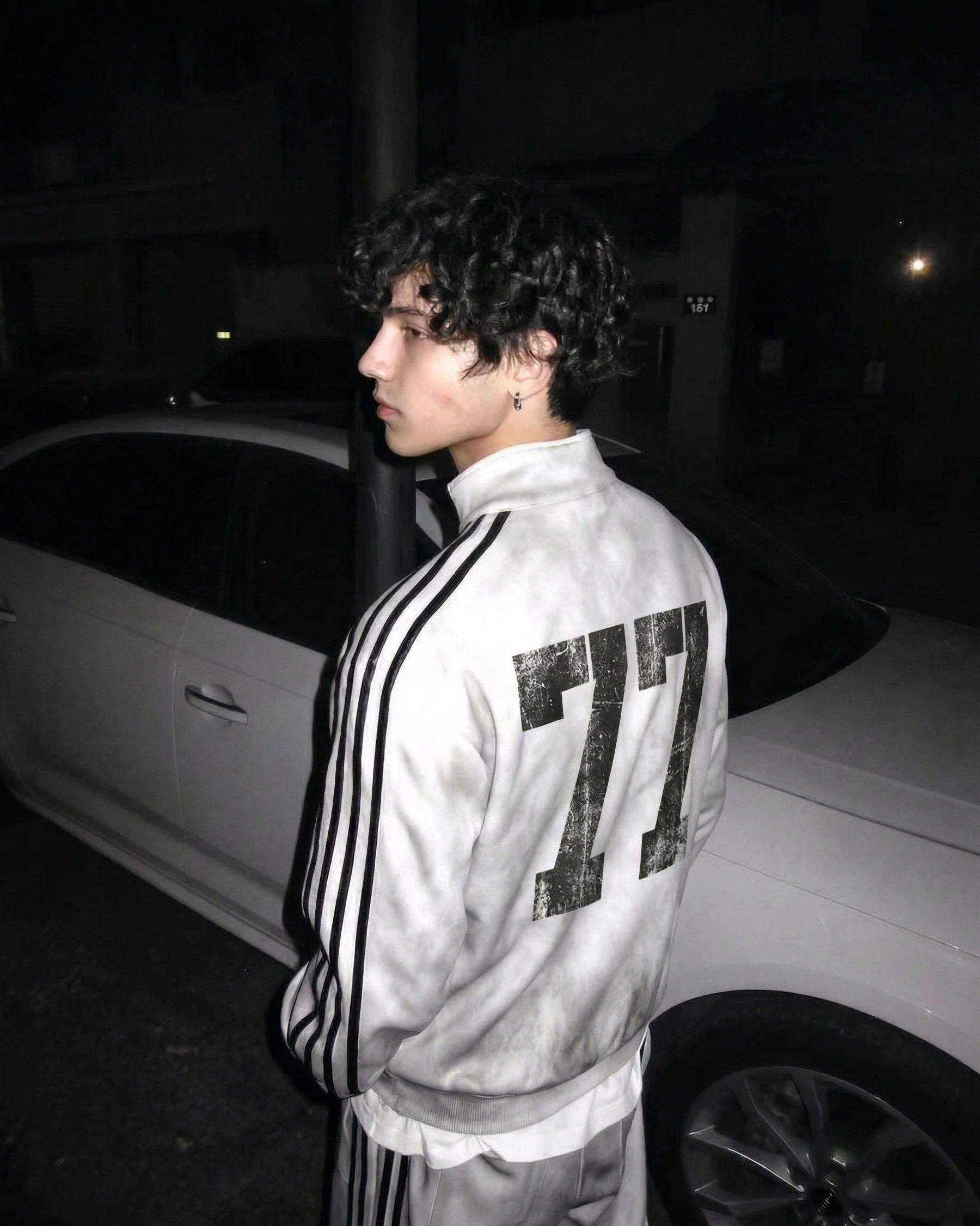 Vintage New Zip-Up Number Track Jacket - Image 3