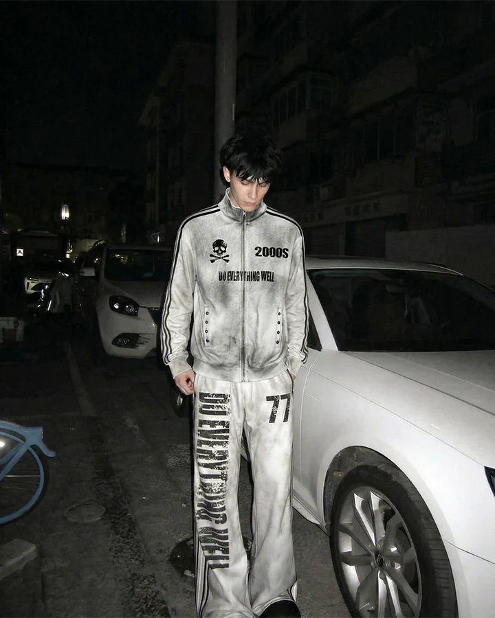 Vintage New Zip-Up Number Track Jacket - Image 4