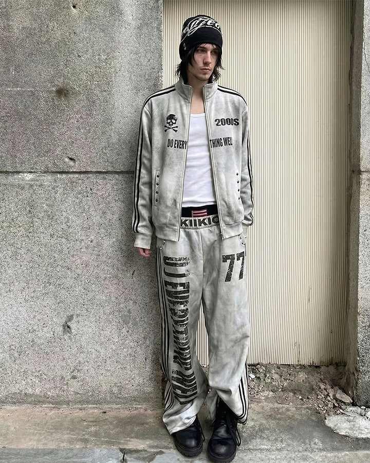 Vintage New Zip-Up Number Track Jacket - Image 6