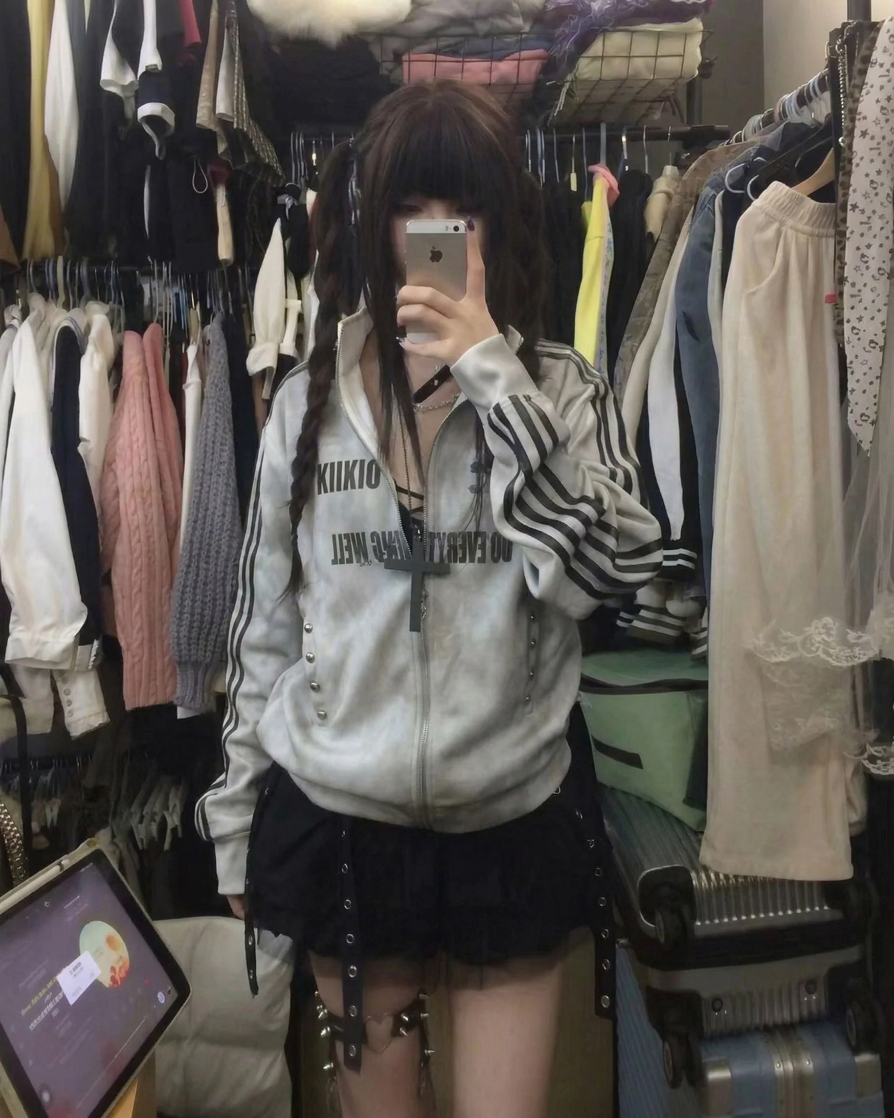 Vintage New Zip-Up Number Track Jacket - Image 9