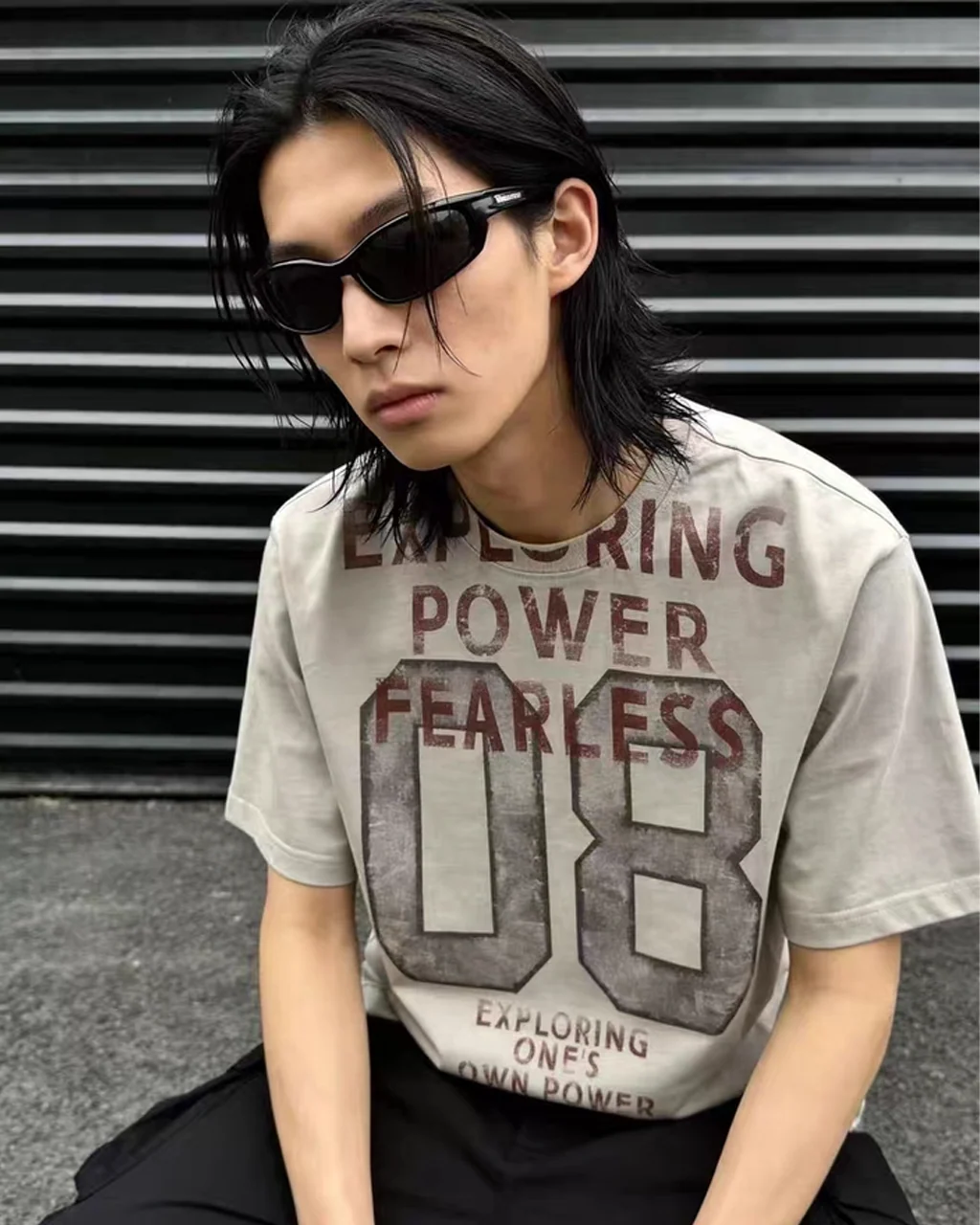 Vintage Number Print T-Shirt - Image 2