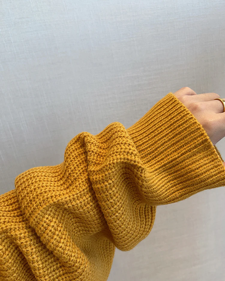 Vintage Relaxed Knit Hoodie - Image 9