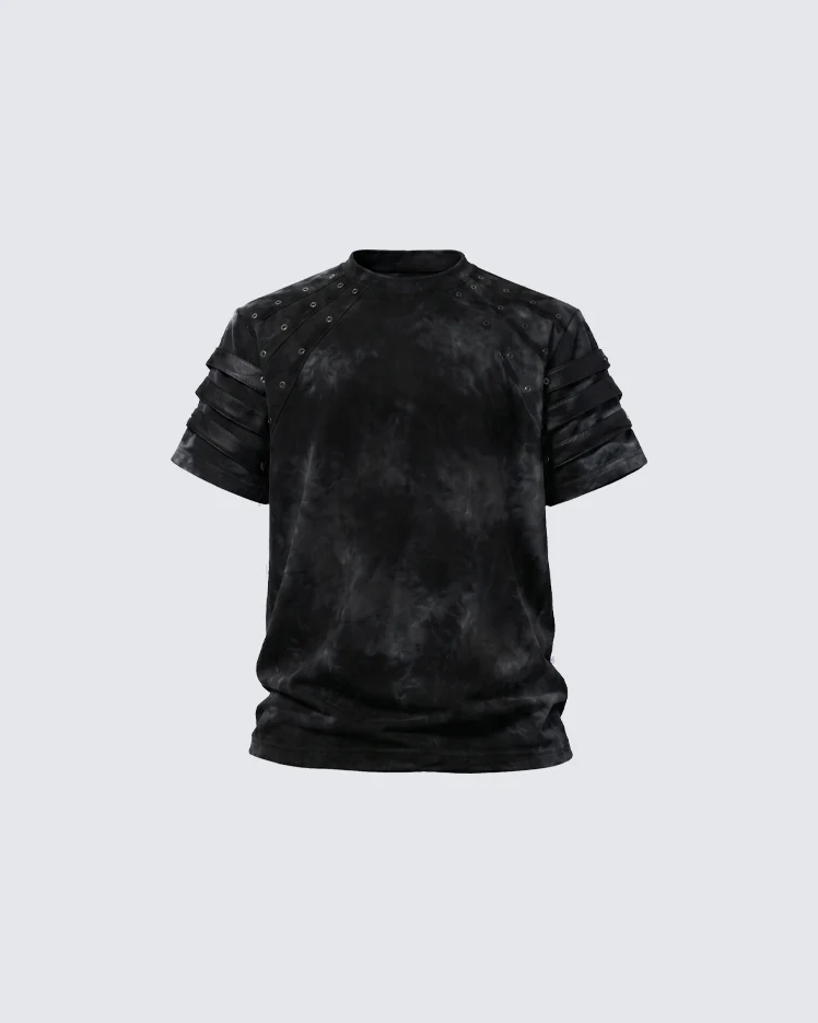 Vintage Rivet Short Sleeve T-Shirt - Image 3