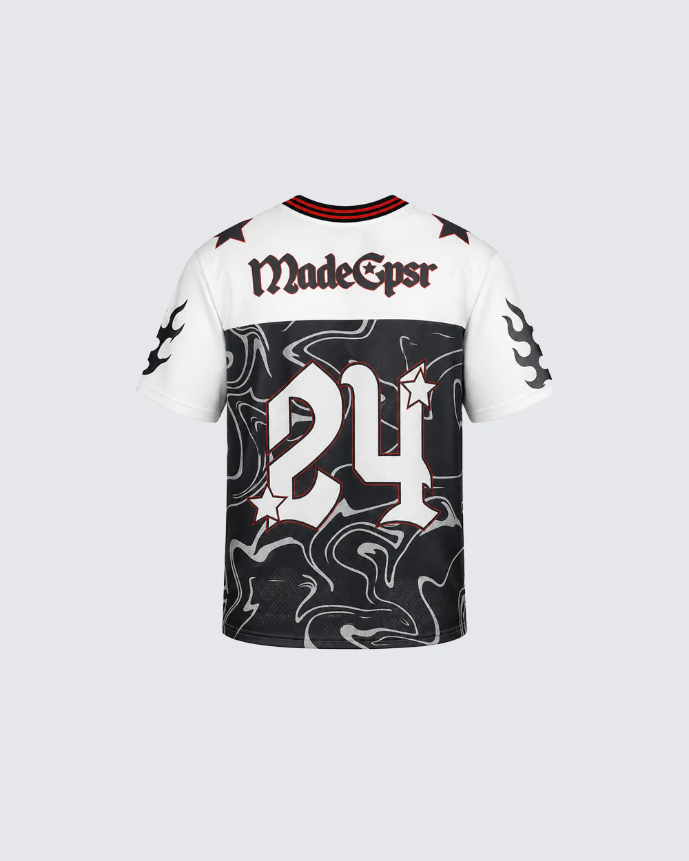 Vintage Star Number Mesh Jersey Tee - Image 3