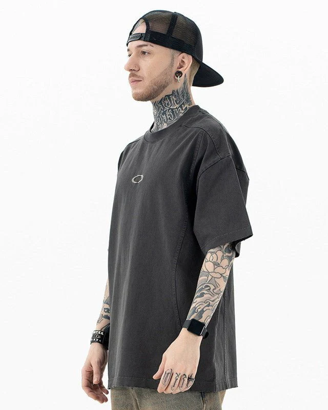 Deconstructed Patchwork Vintage Washed T-shirt - Image 3
