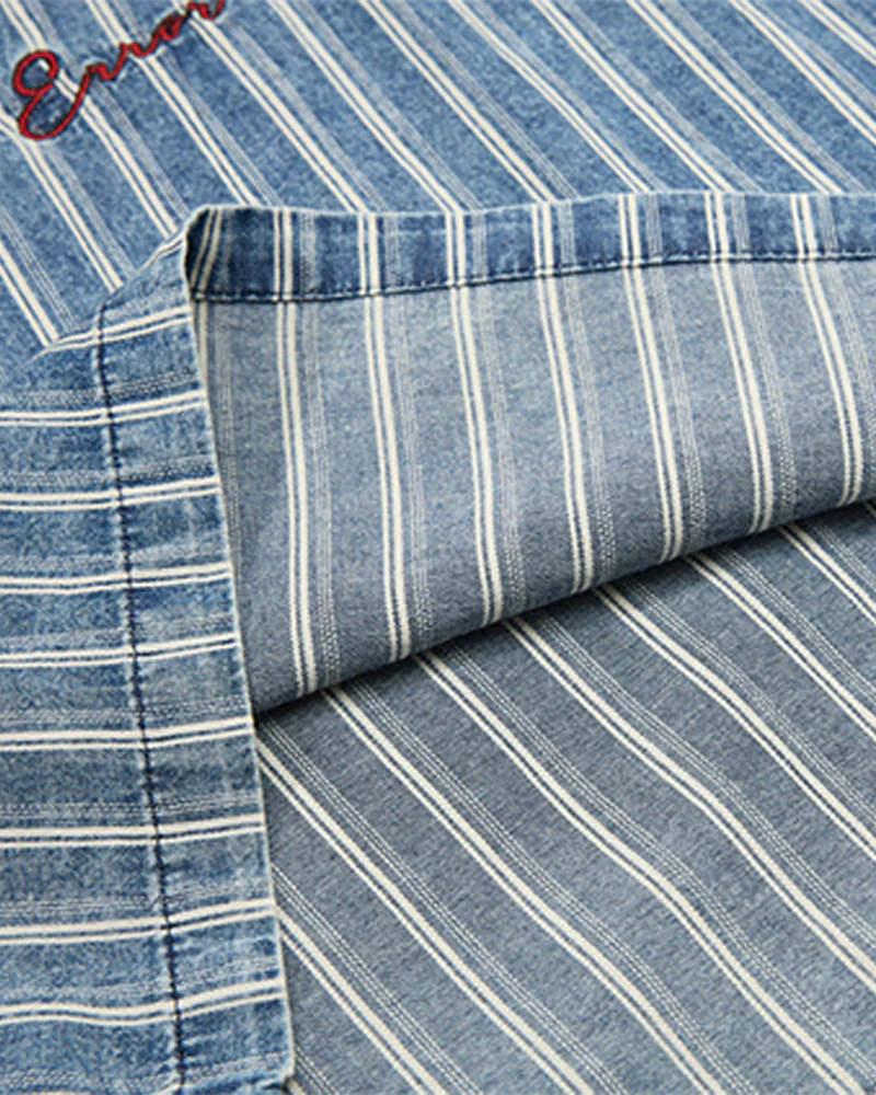 Vintage Striped Polo Shirt - Image 6