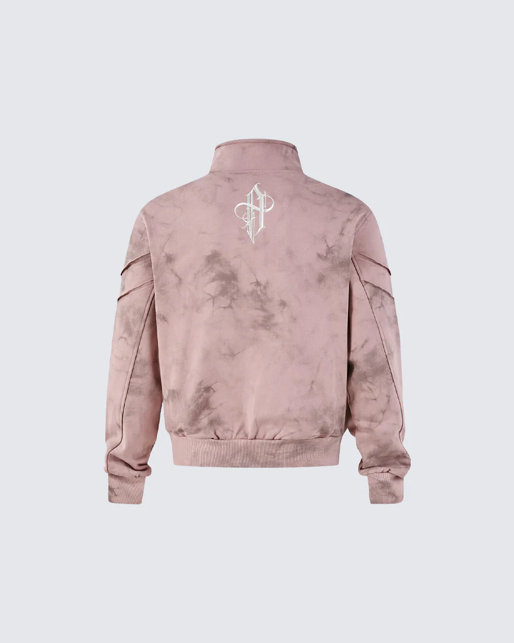 Vintage Wash Embroidered Zip Sweatshirt Jacket - Image 5