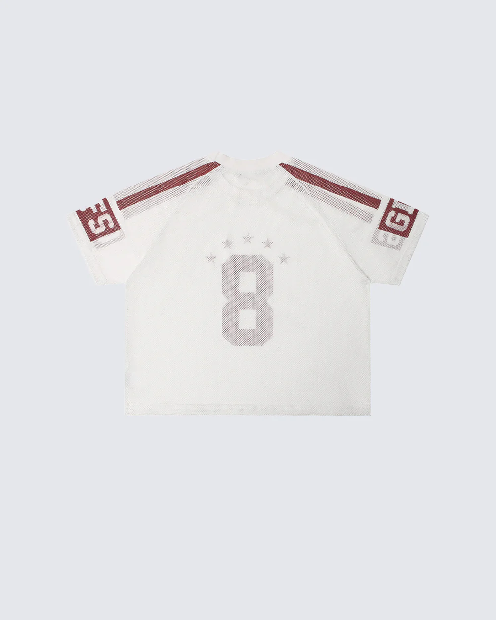 Vintage Wash Mesh Number Graphic Tee - Image 4
