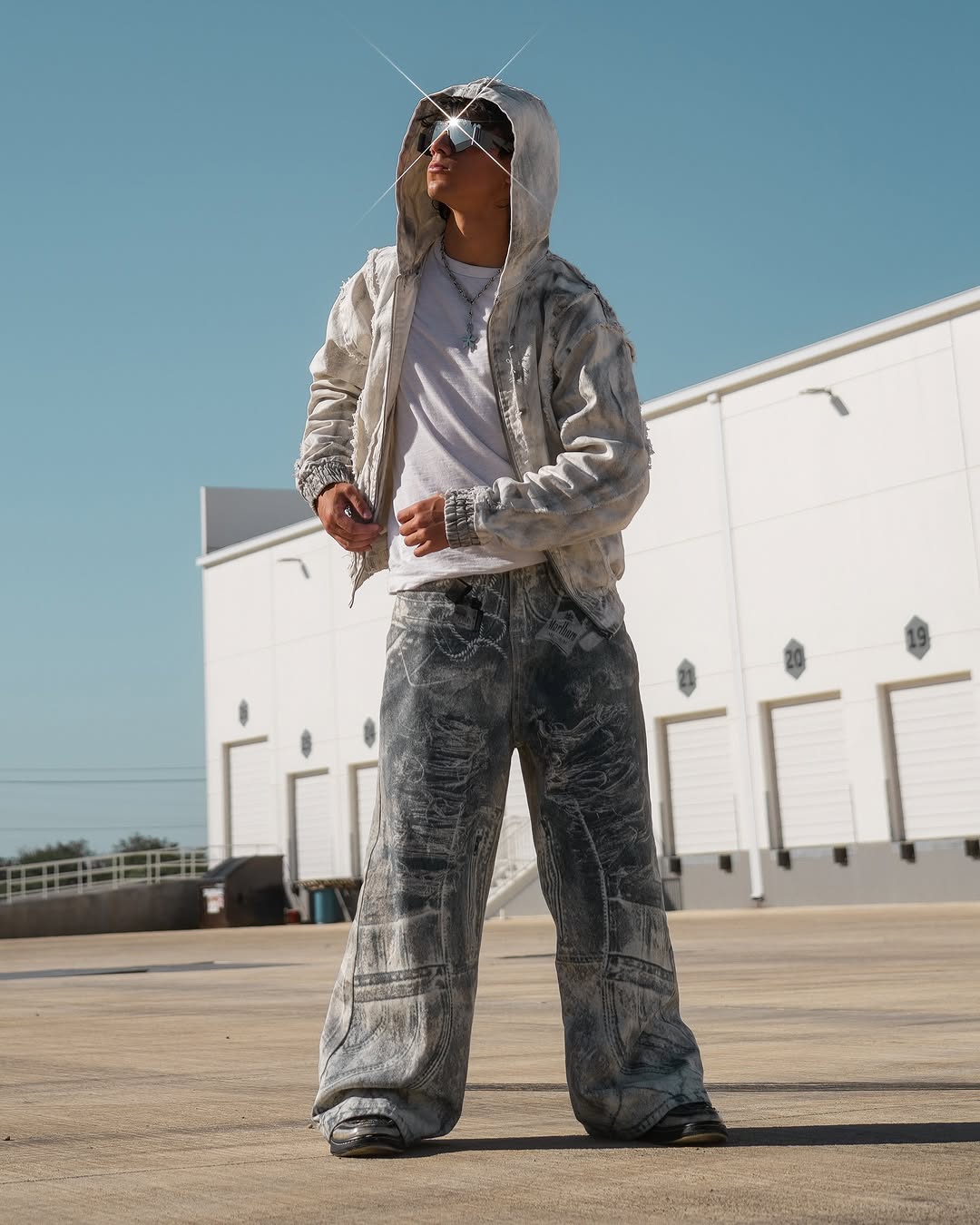 Vintage Washed Casual Pants - Image 3
