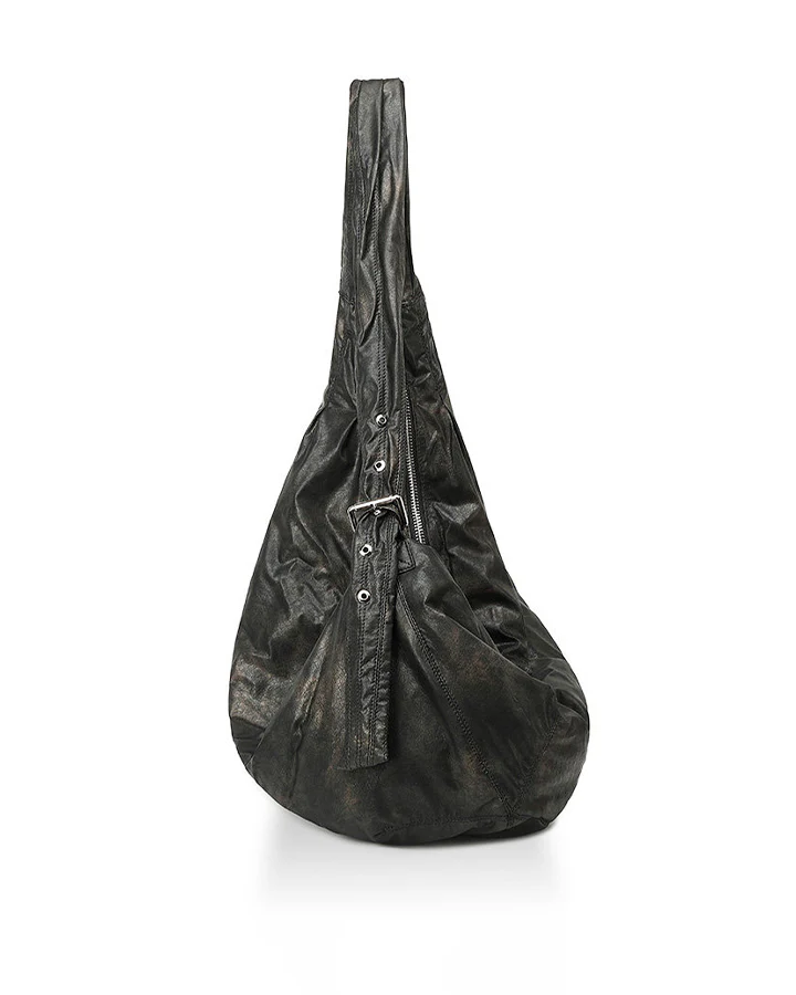 Vintage Washed Gradient Oversized Crossbody Bag - Image 7