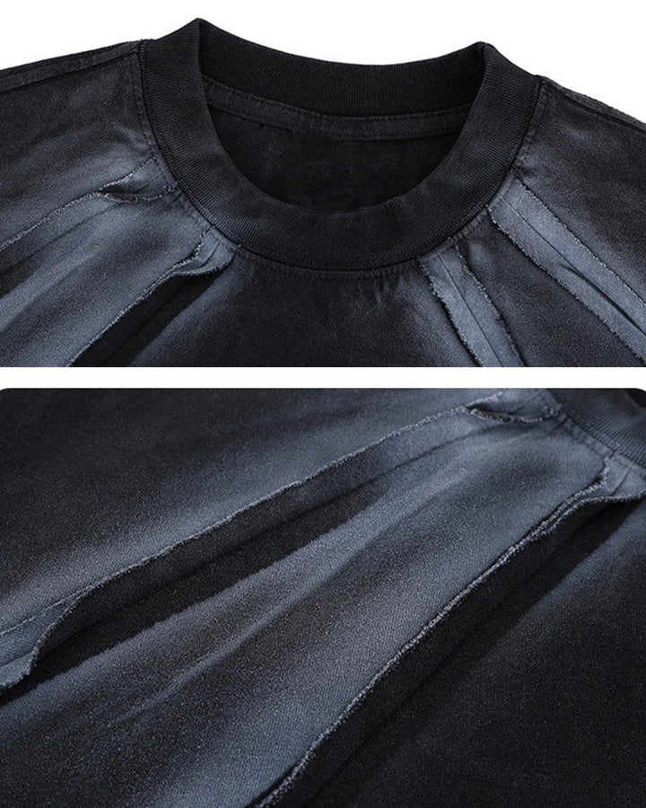 Vintage Washed Minimal Panel Short Sleeve - Image 4
