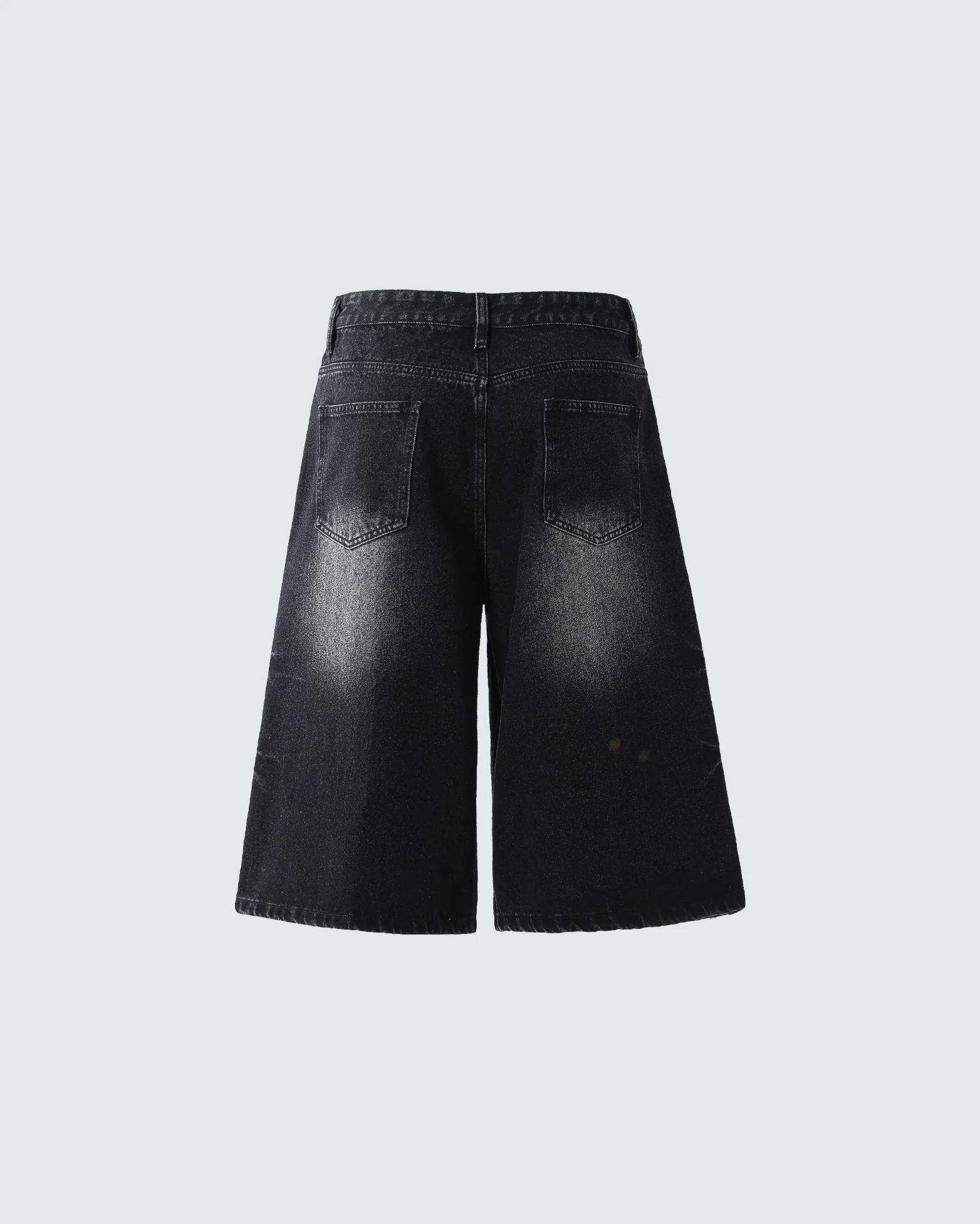 Vintage Washed Split Hem 7/10 Denim Pants - Image 8