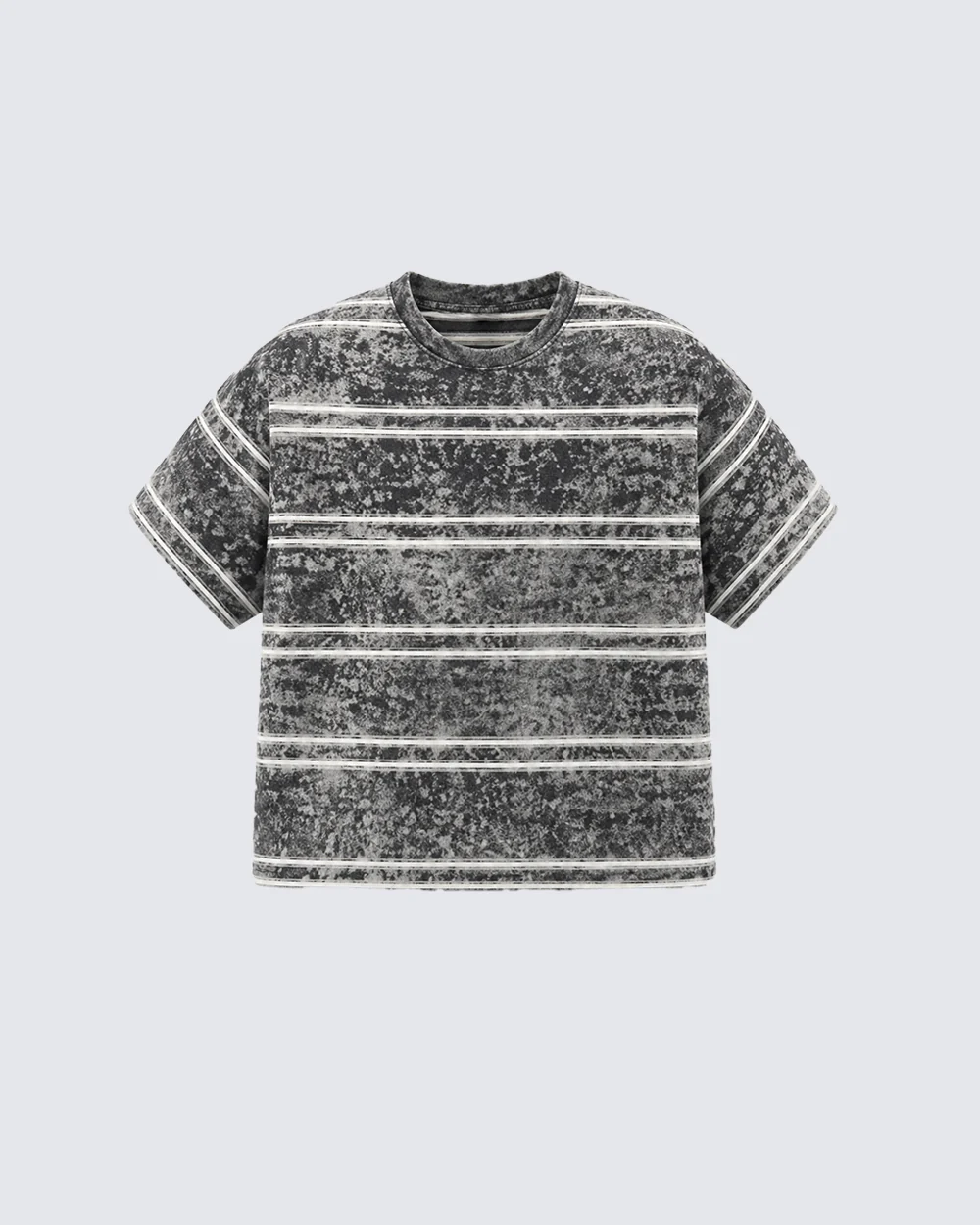 Vintage Washed Stripe Oversized Tee - Image 3