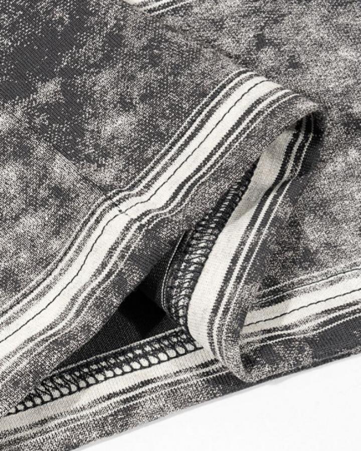 Vintage Washed Stripe Oversized Tee - Image 7