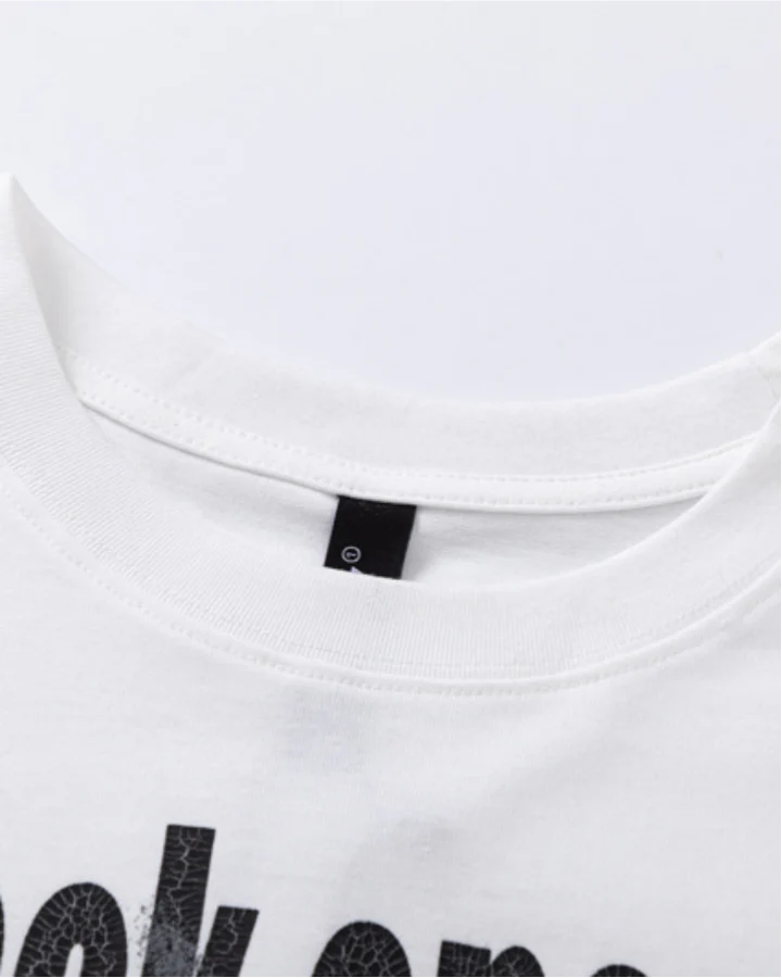 Vintage Washed Text Graphic Sleeveless Tee - Image 6