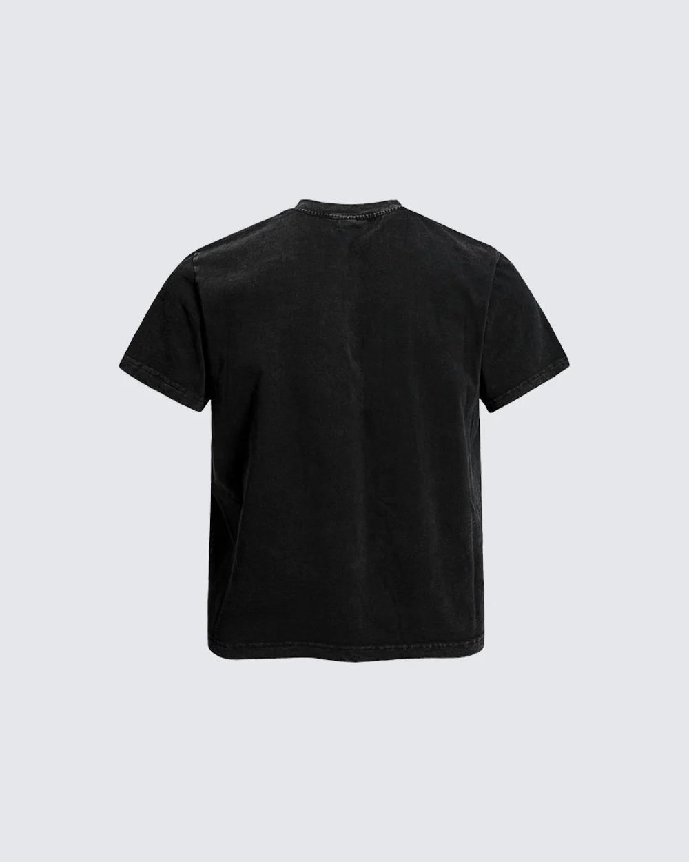 Vintage Washed Zip Panel T-Shirt - Image 5