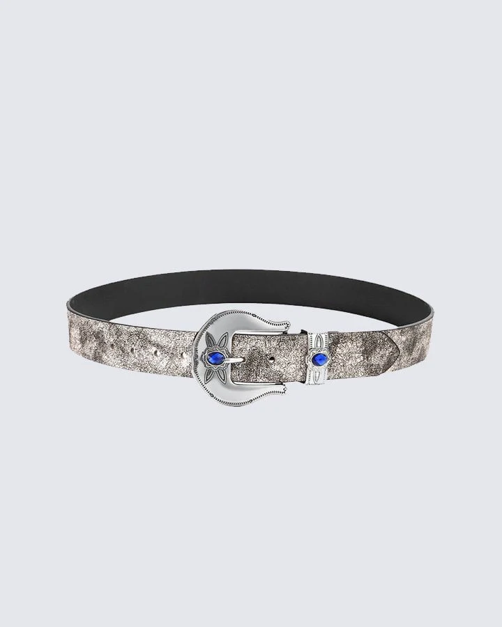 Vintage Western-Style Leather Belts - Image 2