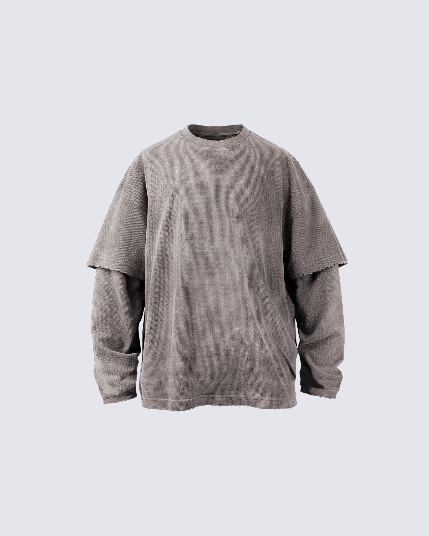 Waffle Layered Vintage Tee - Image 3