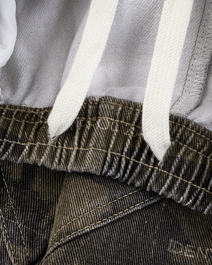 Washed Camo Multi-Pocket Cargo Pants - Image 11