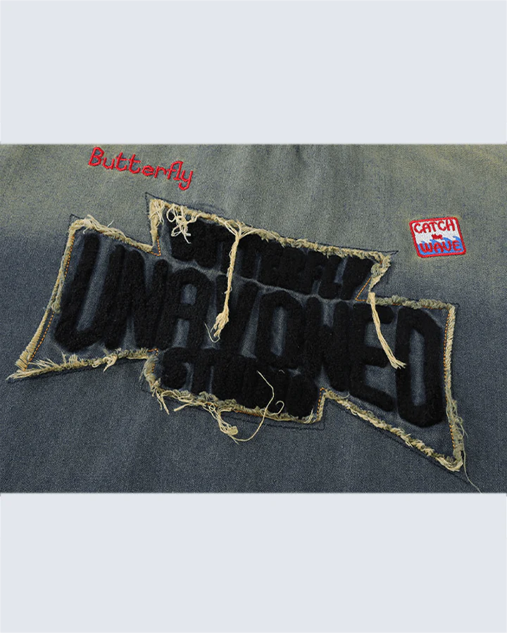 Washed Denim-Look T-Shirt - Image 3