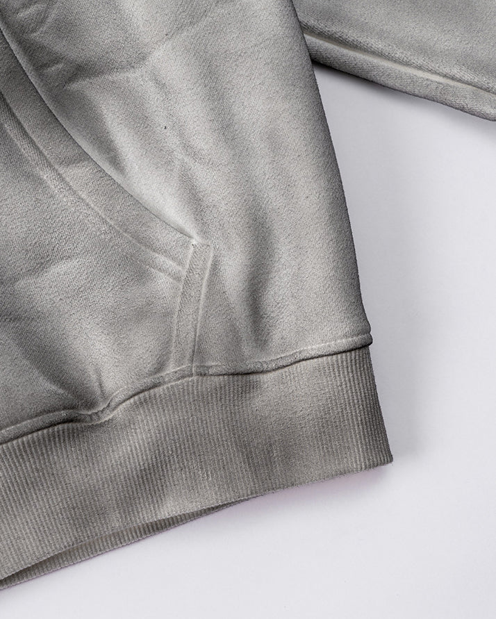 Washed Distressed Dirty Effect Pullover Hoodie - Image 5