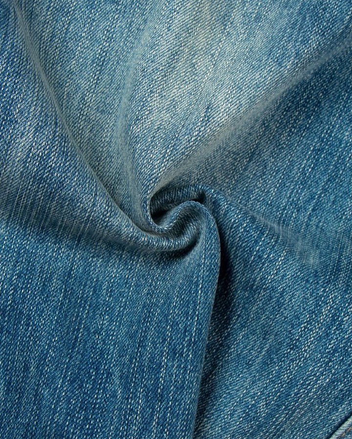 Washed Faded Curved Jeans - Image 4