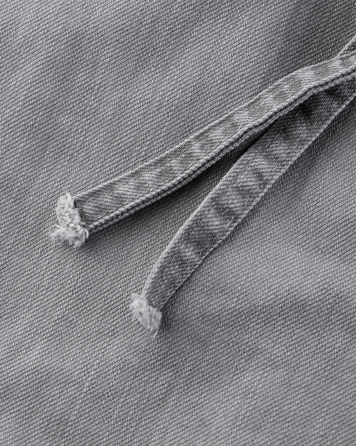 Washed Grey Multi-Pocket Cargo Pants - Image 9