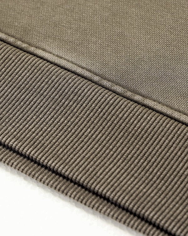 Washed Split-Panel Frayed Hoodie - Image 6