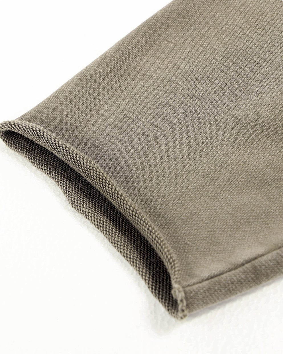 Washed Split-Panel Frayed Hoodie - Image 8