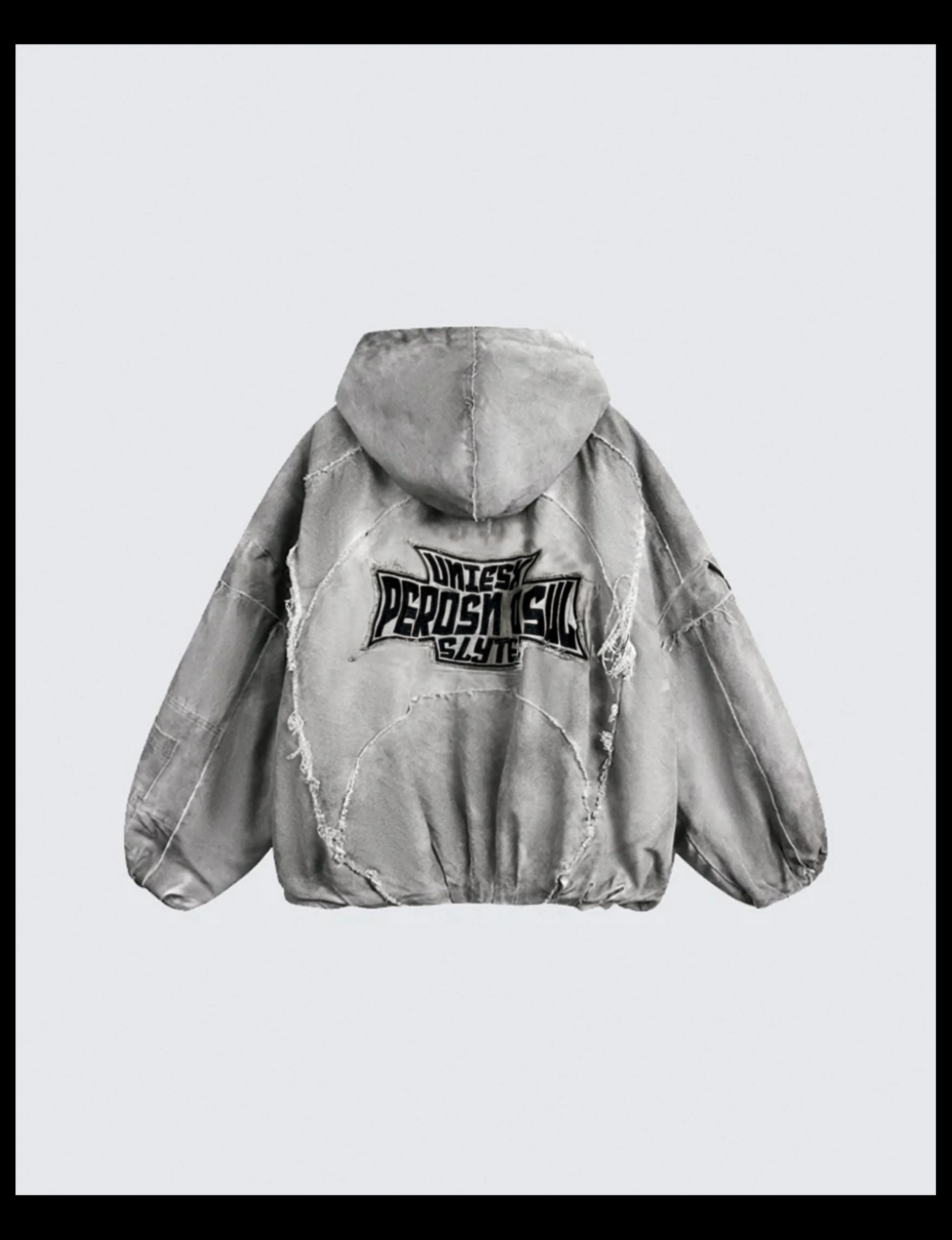 Washed Vintage Embroidered Sports Casual Tracksuit - Image 4