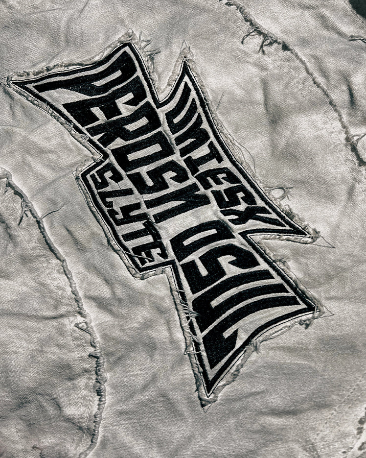 Washed Vintage Embroidered Sports Casual Tracksuit - Image 6